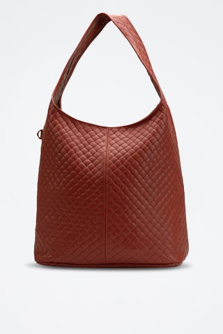Bolso de piel Vicky - Naranja