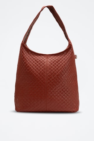 Bolso de piel Vicky - Naranja