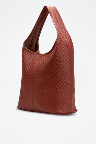 Bolso de piel Vicky - Naranja