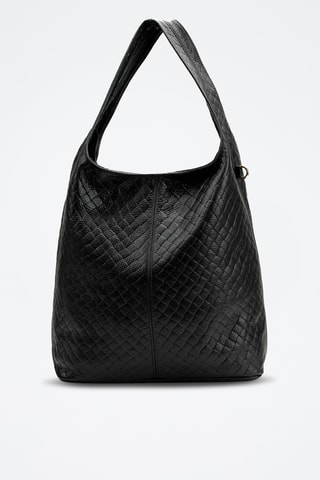 Bolso de piel Vicky - Negro
