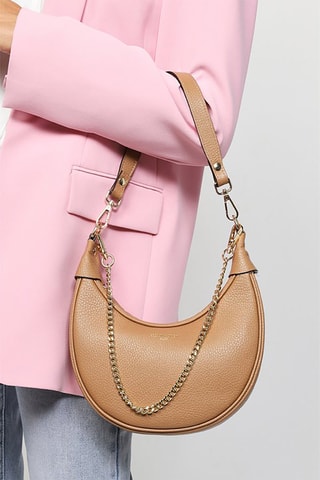 Bolso de piel Tiva - Marrón