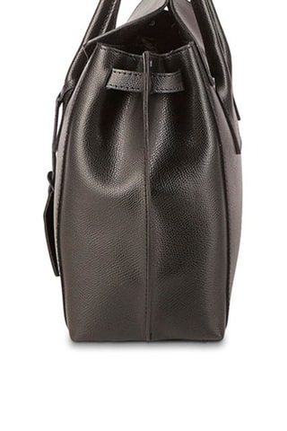 Bolso de piel Jane - Negro