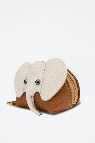 Monedero Jim - Camel y blanco