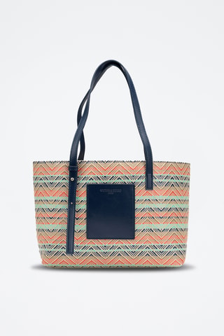 Bolso de piel Azura  - Azul marino