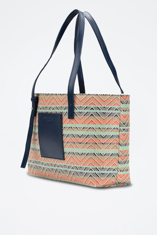 Bolso de piel Azura  - Azul marino