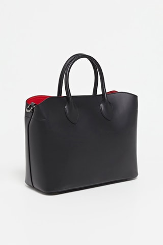 Bolso de piel Nisa - Negro