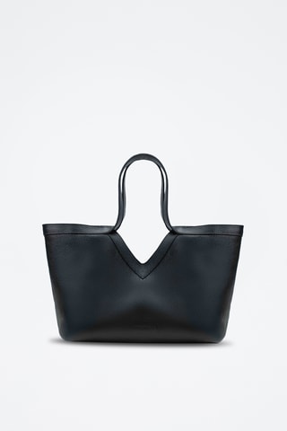 Bolso de piel Lili - Negro