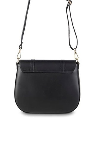 Bandolera de piel Ruth - Negro
