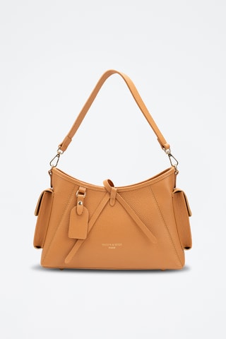 Bandolera de piel Kate - Camel