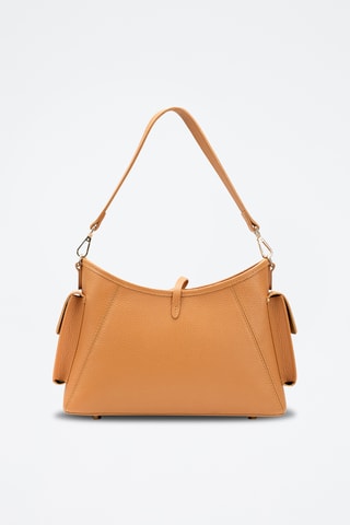 Bandolera de piel Kate - Camel