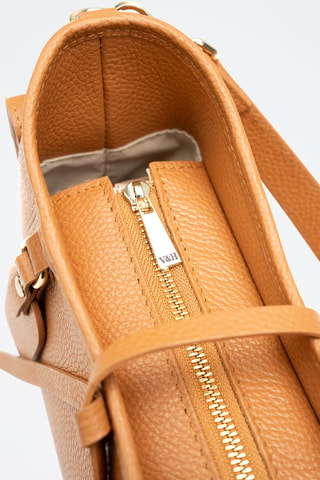 Bandolera de piel Kate - Camel