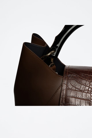 Bolso de piel Ana - Marrón