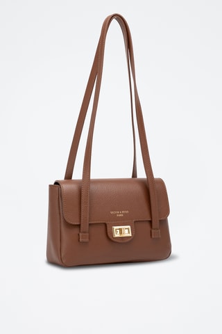 Bolso de piel Saige - Marrón oscuro