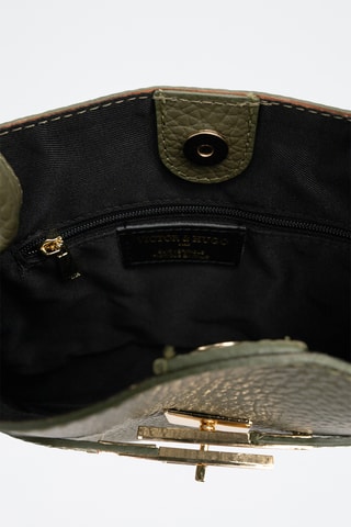 Bolso de piel Freda - Verde