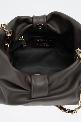 Bolso de piel Oren - Marrón oscuro