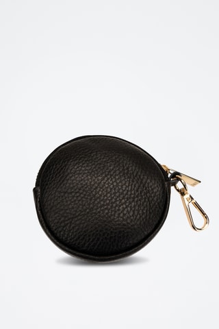 Porte-monnaie en cuir Runa - Noir