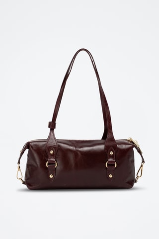 Sac porté épaule en cuir Colby - Bordeaux