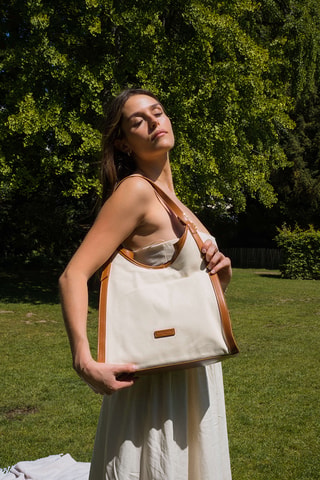 Bolso de piel Zaya  - Camel
