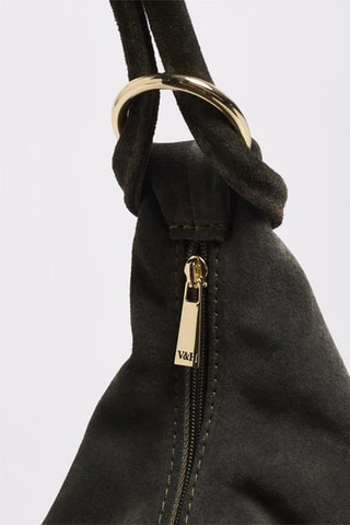 Bolso de nobuk Naia - Verde