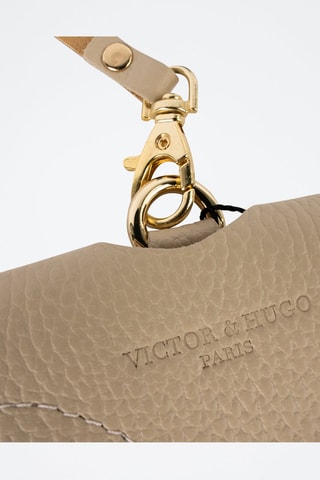 Bolso de mano de piel Moly - Beige