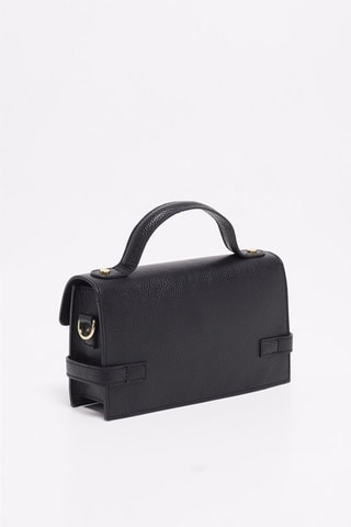 Bandolera de piel Sumy - Negro