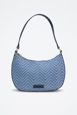 Bolso de piel Amara  - Azul marino
