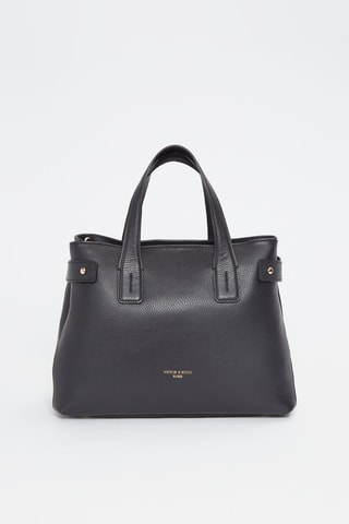 Bolso de piel Luna - Negro