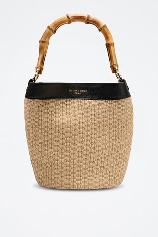 Bandolera de piel Talin - Negro