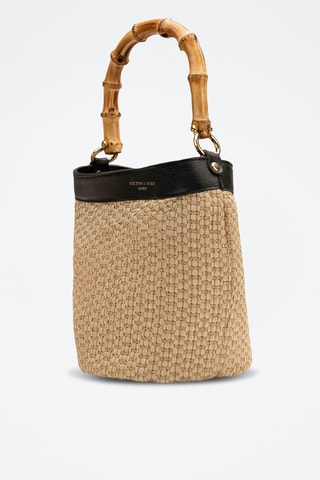 Bandolera de piel Talin - Negro