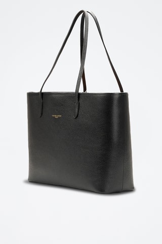 Bolso de piel Cannes - Negro