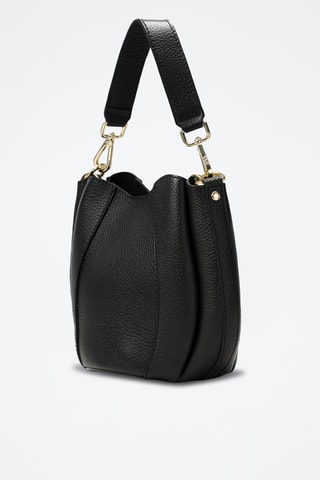 Bandolera de piel Elora - Negro
