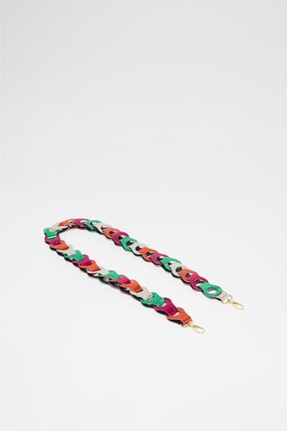 Cadena para portamóvil de piel Sasha - Rojo