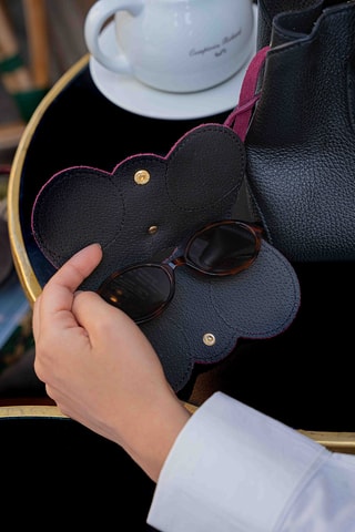 Funda de piel para gafas Samy