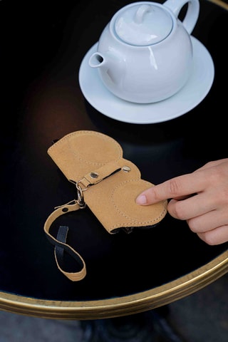 Funda de piel para gafas Samy