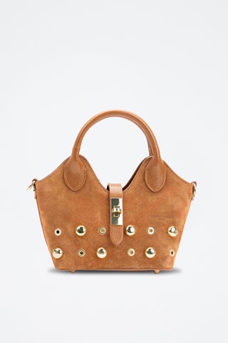 Bandolera de piel Josie - Camel