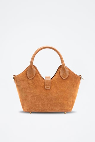 Bandolera de piel Josie - Camel