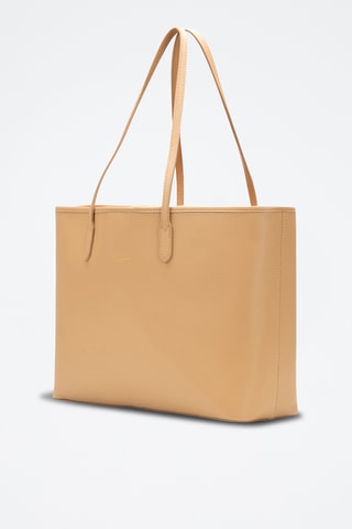 Bolso de piel Cannes - Beige
