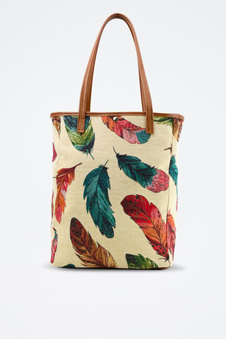 Bolso de piel Elyna - Camel