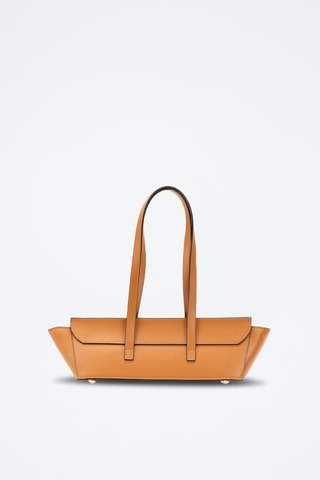 Bolso de piel Briana Box - Camel