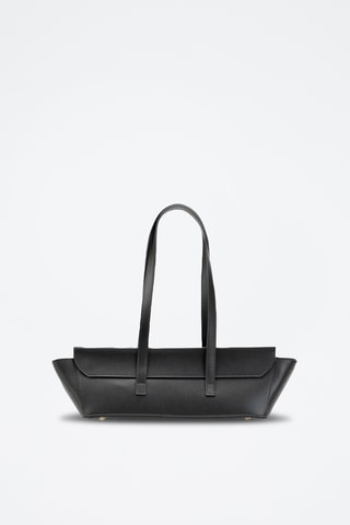 Bolso de piel Briana Box - Negro