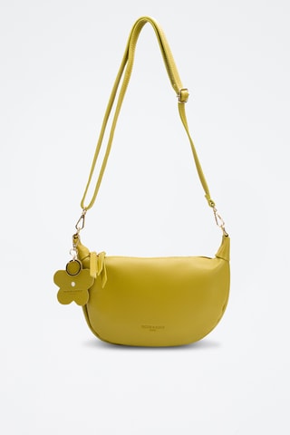 Bandolera de piel Dali - Verde