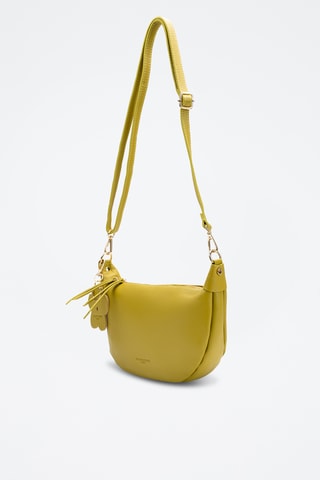 Bandolera de piel Dali - Verde