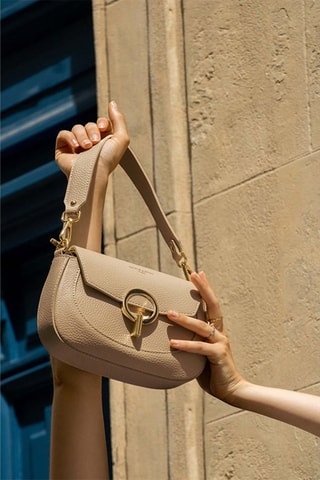 Bandolera Nour de piel - Beige