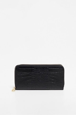 Cartera de piel Eni - Negro