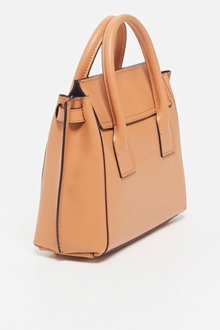 Bolso de piel Jeny - Marrón