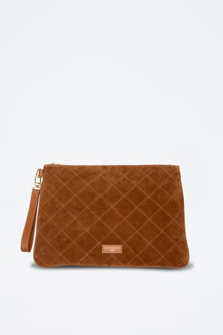 Bolso de mano de piel Clay - Naranja