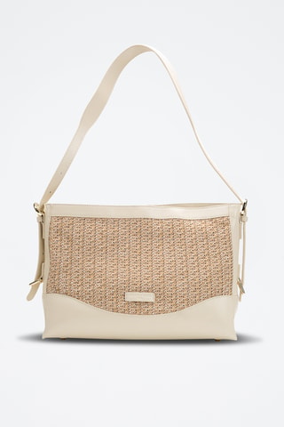 Bolso de piel Malaya  - Blanco