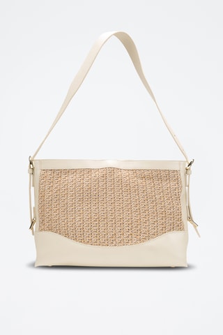 Bolso de piel Malaya  - Blanco