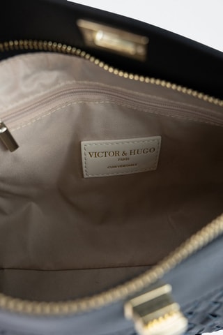 Bolso de piel Yzel - Negro