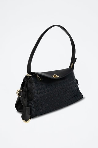 Bolso de piel Yzel - Negro